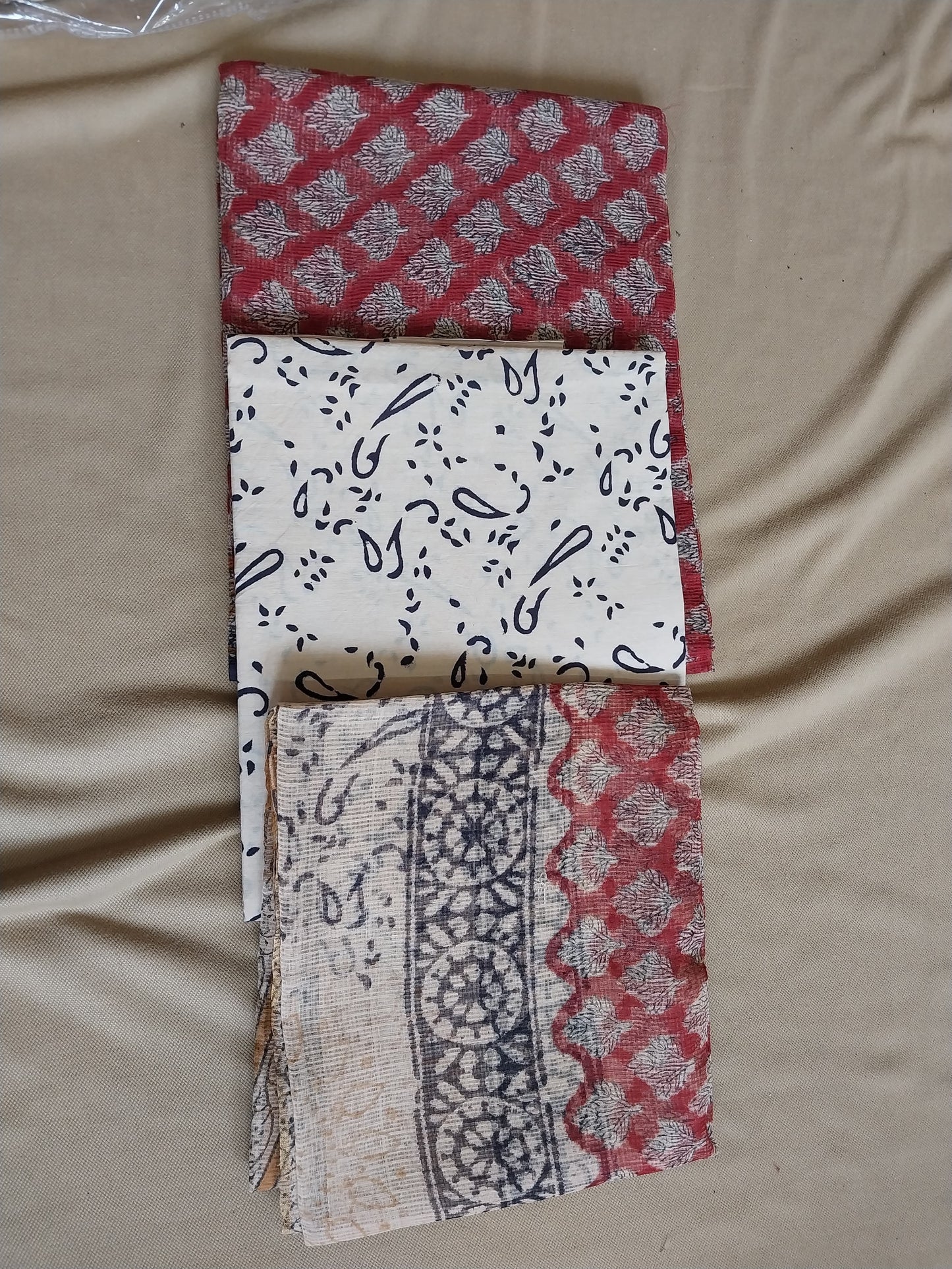 UNSTITCHED WITH COTA DUPATTA-ST 373