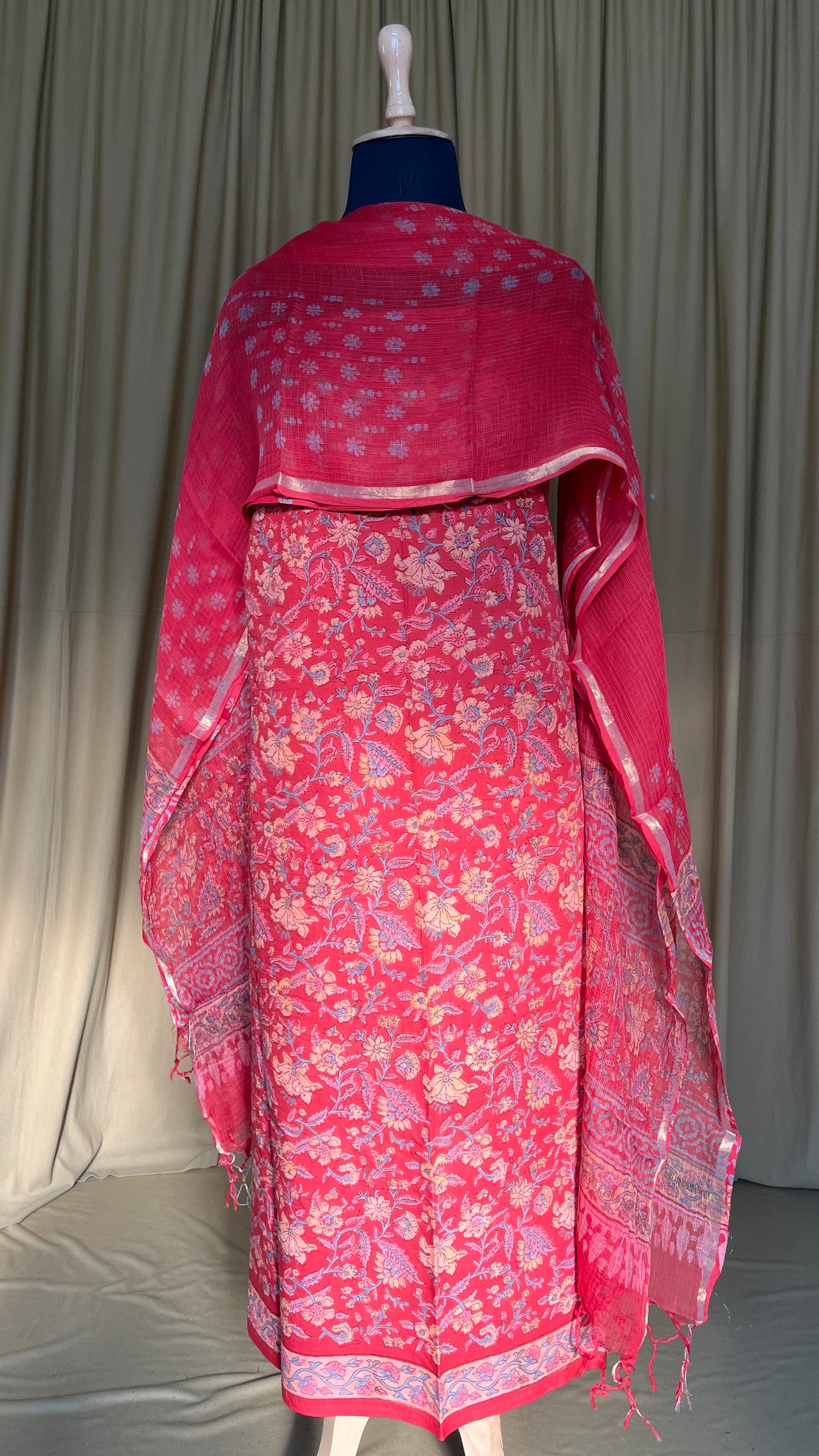 ST-332 UNSTITCHED COTTADORIYA DUPATTA