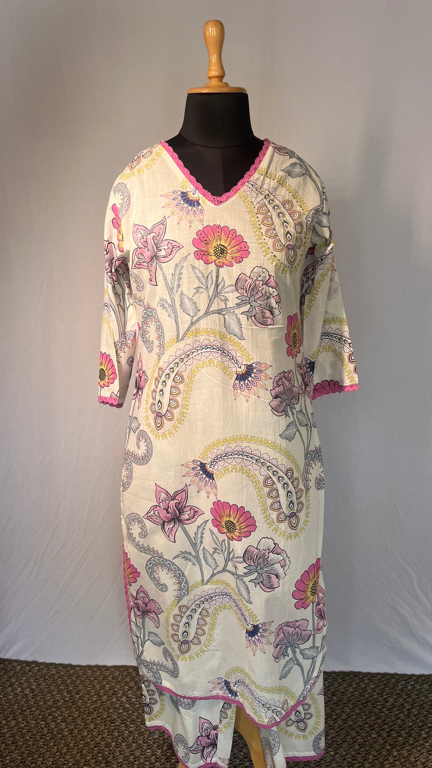 MIXED FLOWER COTTON CO-ORDS-ST406