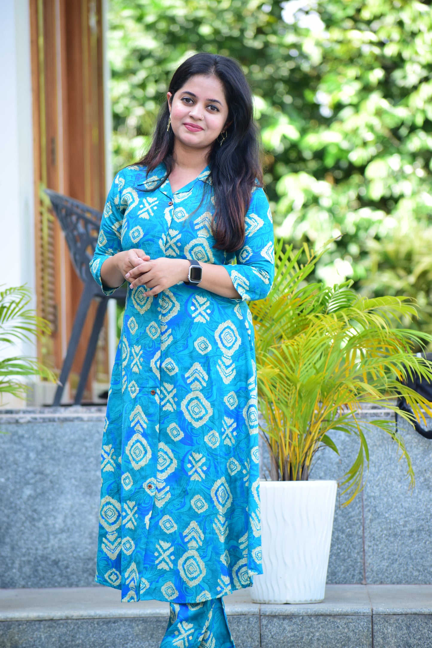 ST- 464 SHIRT COLLAR Co-ord Set