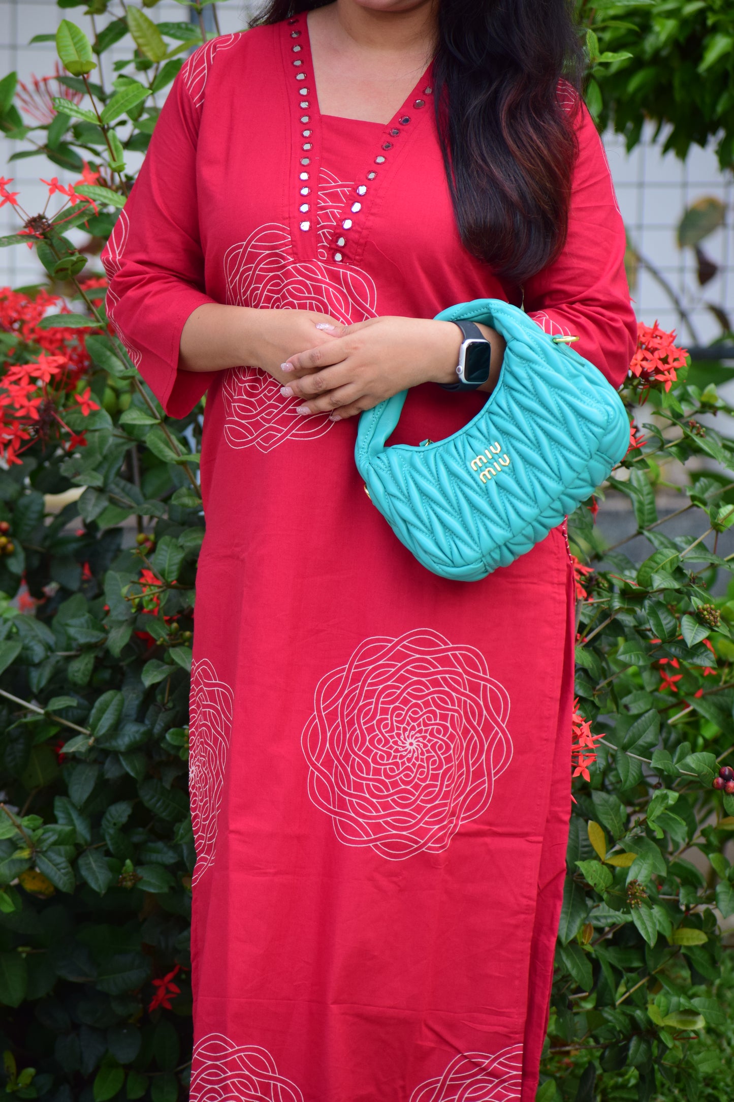 The Crimson Comfort Kurta Set-ST 467