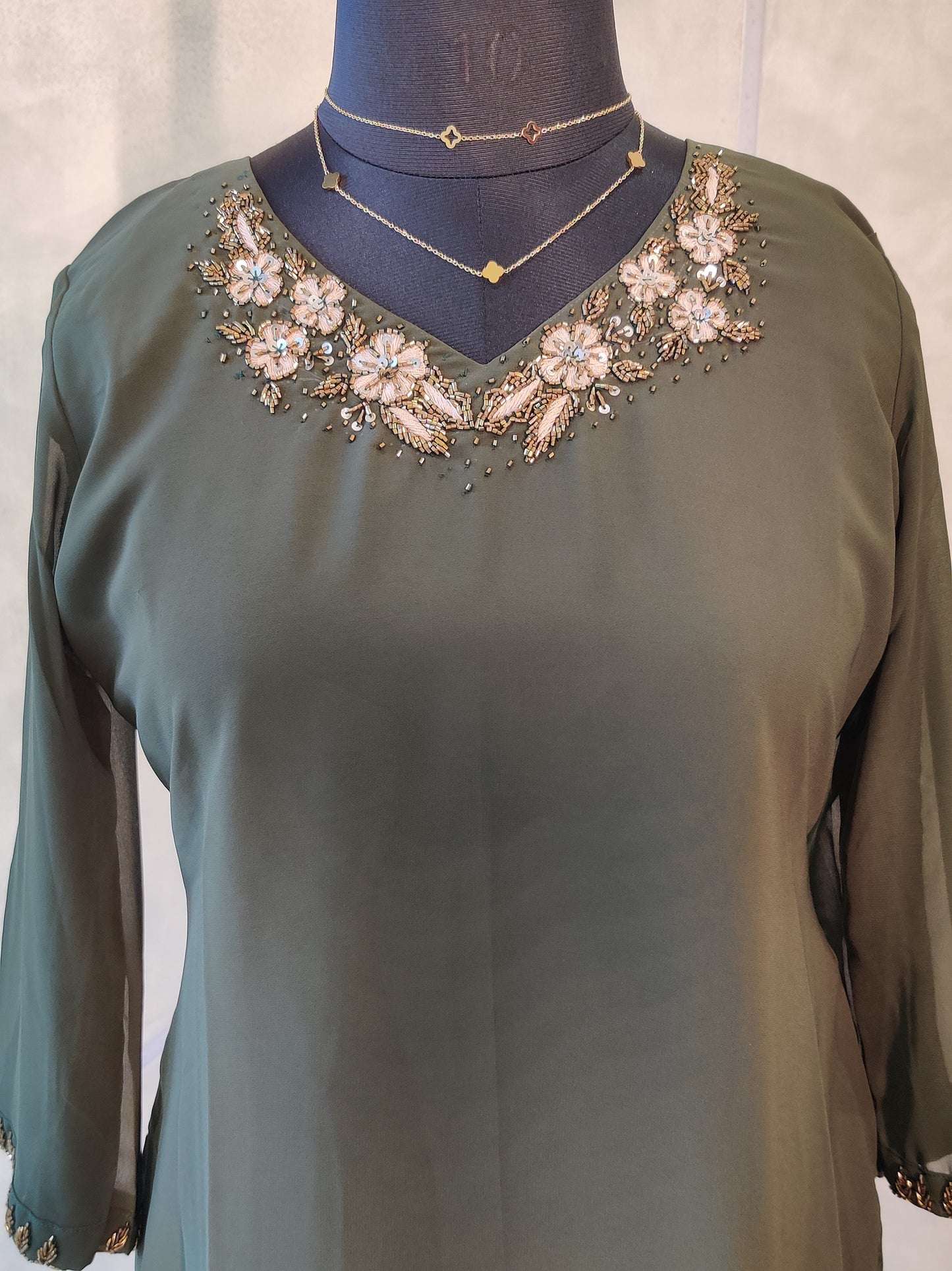 ST-93 OLIVE GREEN GGT HANDWORK