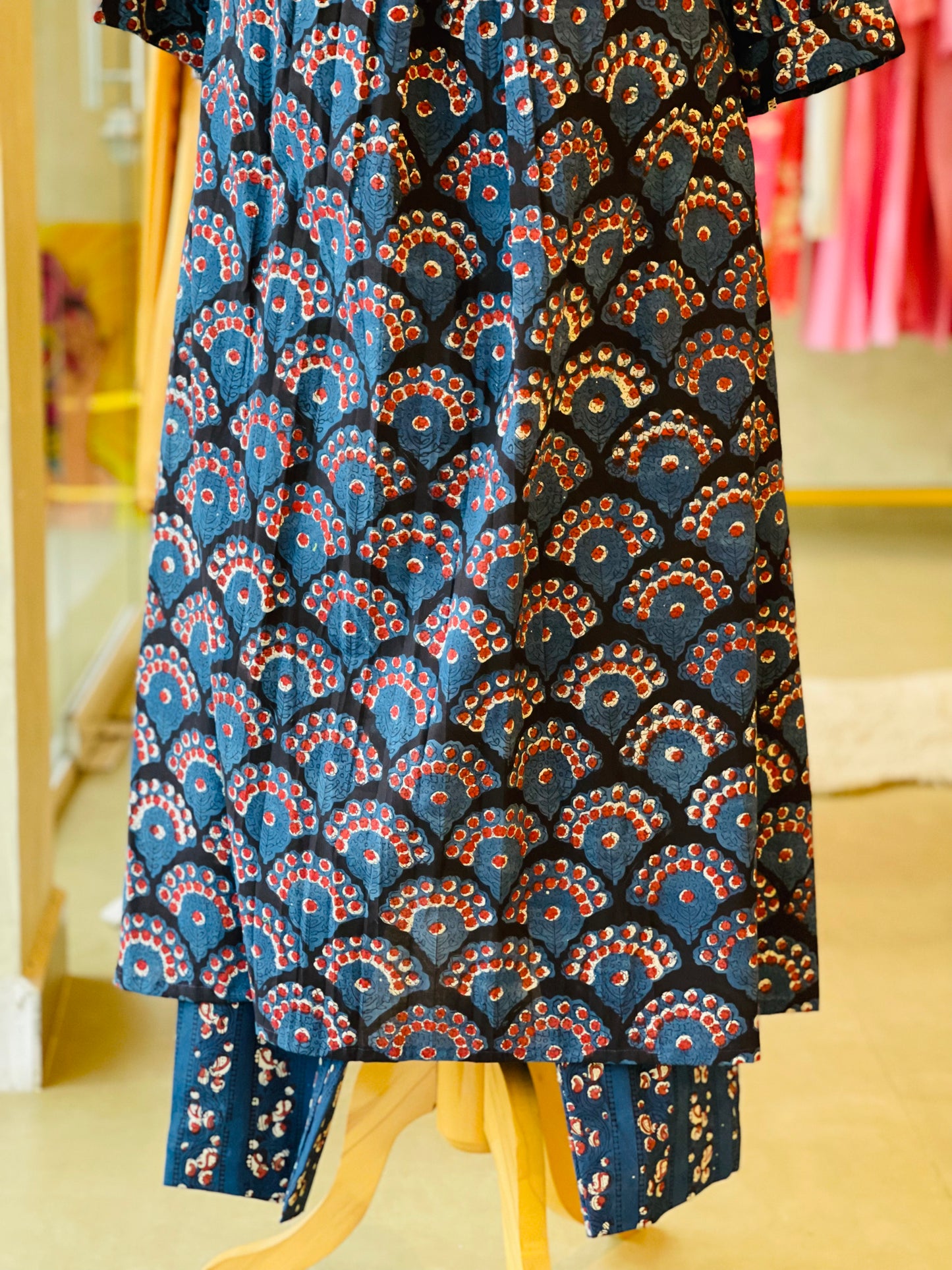 High Neck pleted Co-ord