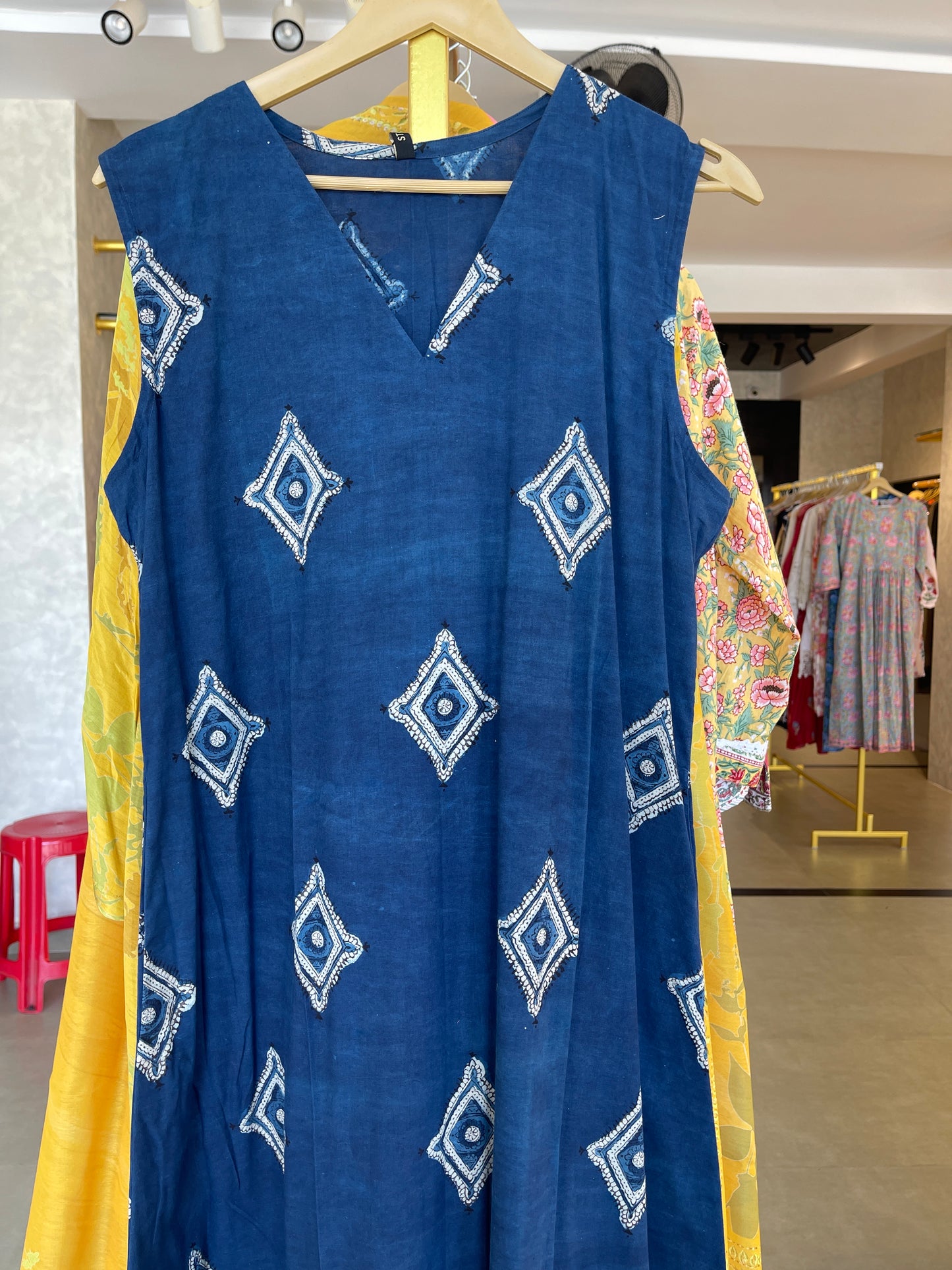 BLUE HB ALINE DRESS ST382