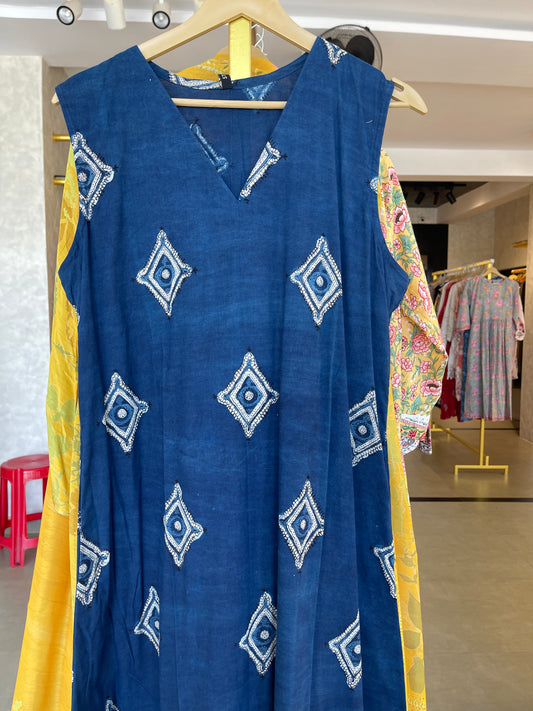 BLUE HB ALINE DRESS ST382