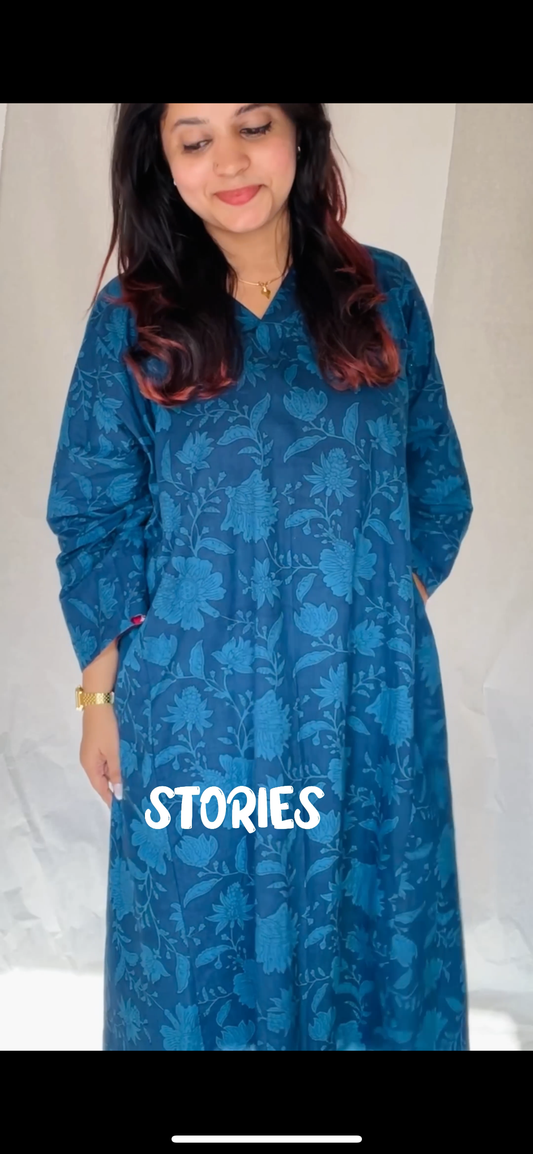 Pakistani Coord set blue
