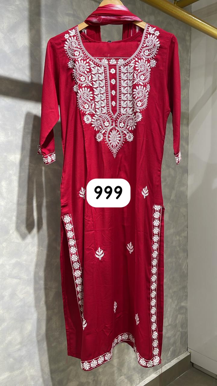 ST-434 RED AND WHITE 3 PC