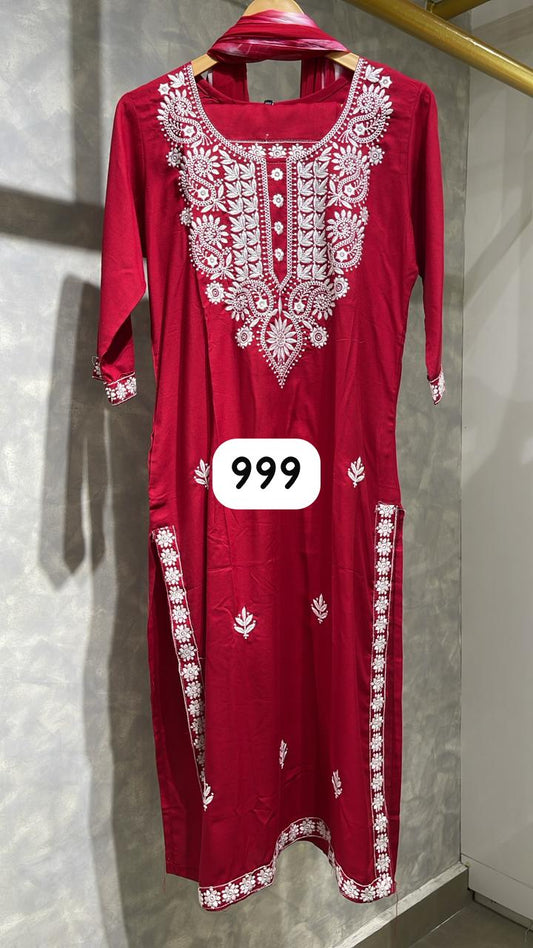 ST-434 RED AND WHITE 3 PC