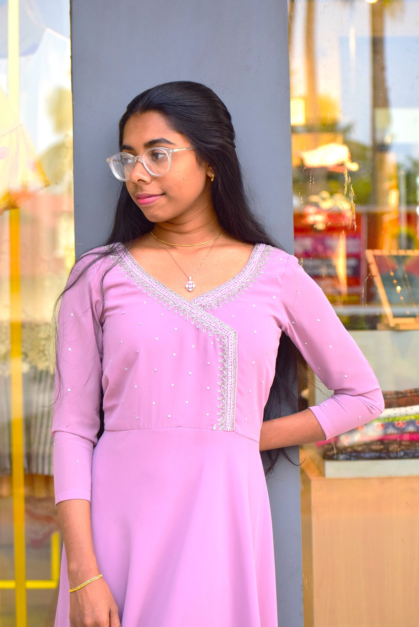 ST126DULL PINK ANGARKHA