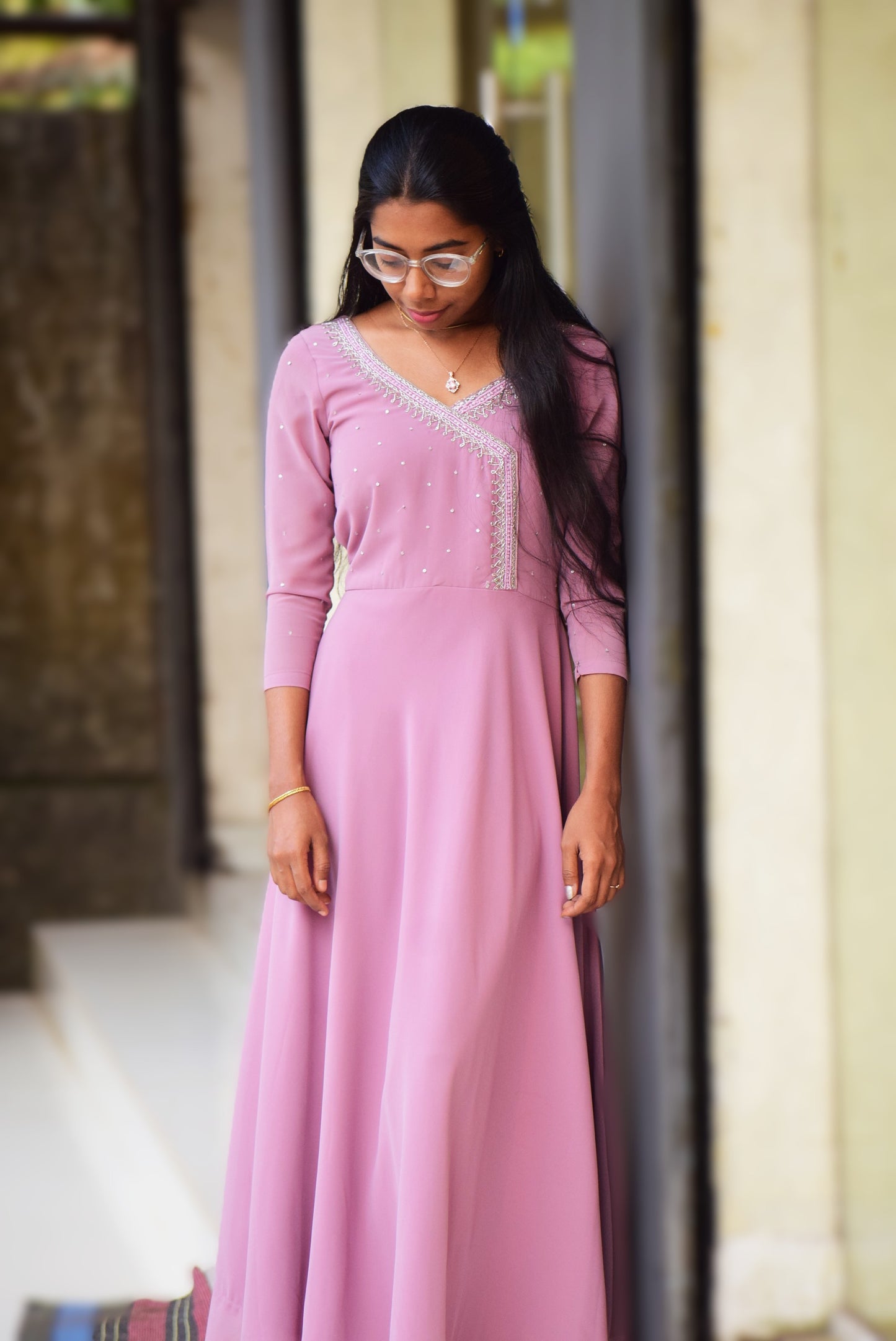 ST126DULL PINK ANGARKHA