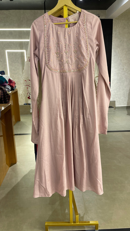ST113 vichitra silk kurti