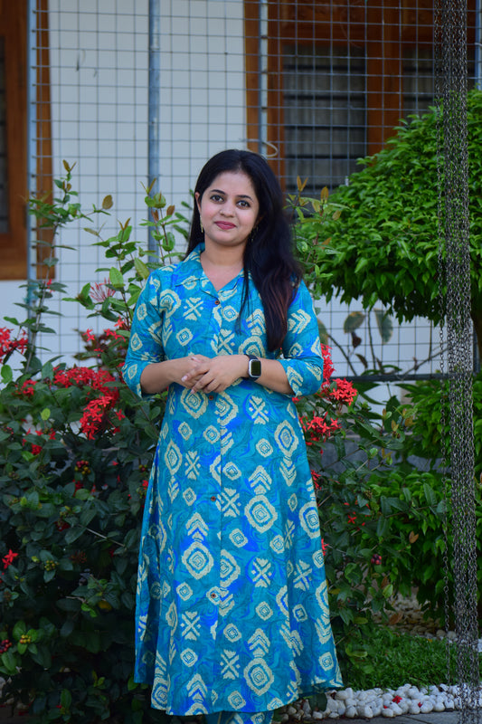 ST- 464 SHIRT COLLAR Co-ord Set