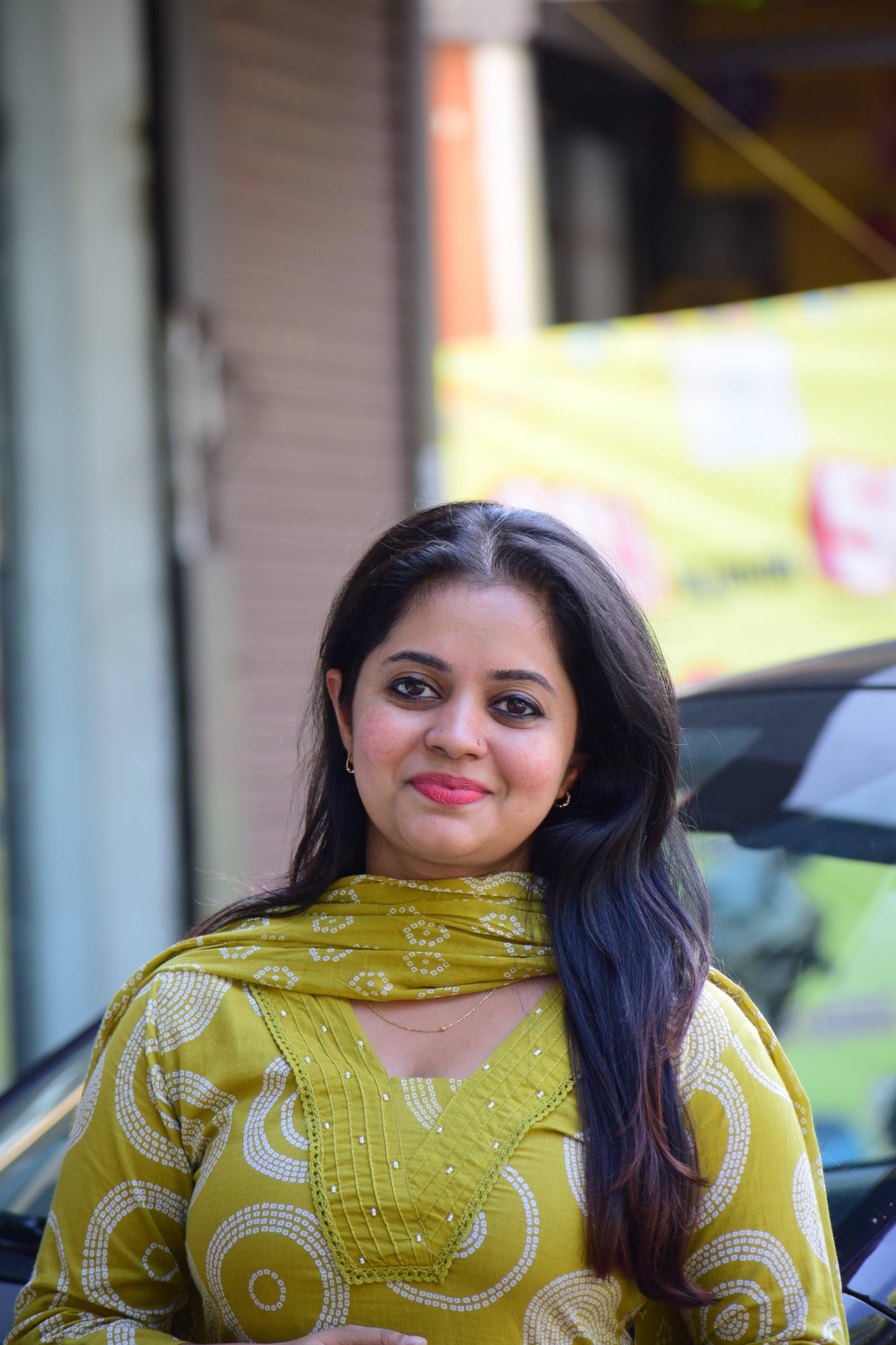 Earthy Elegance: Mustard Green Salwar Set ✨