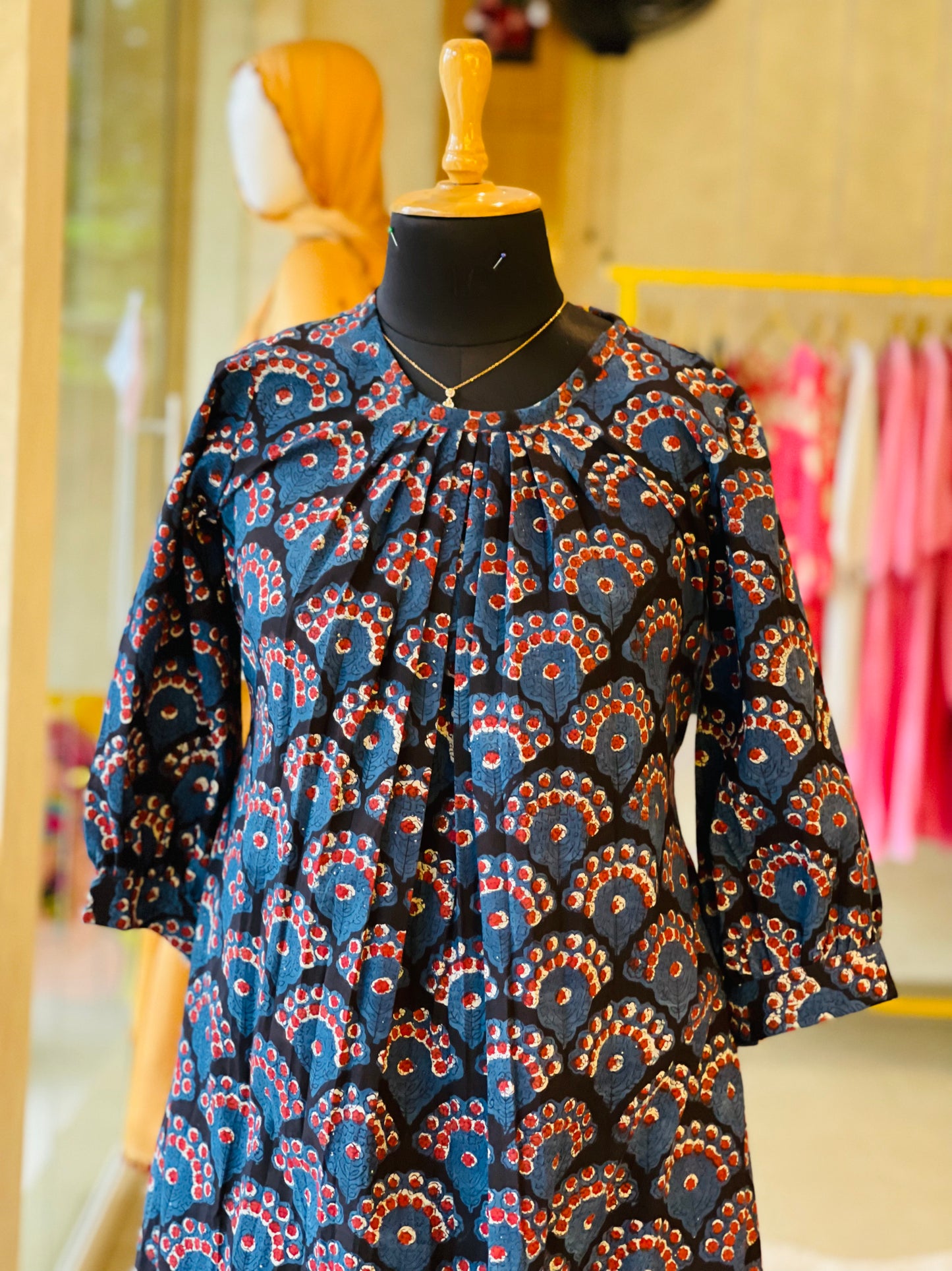 High Neck pleted Co-ord