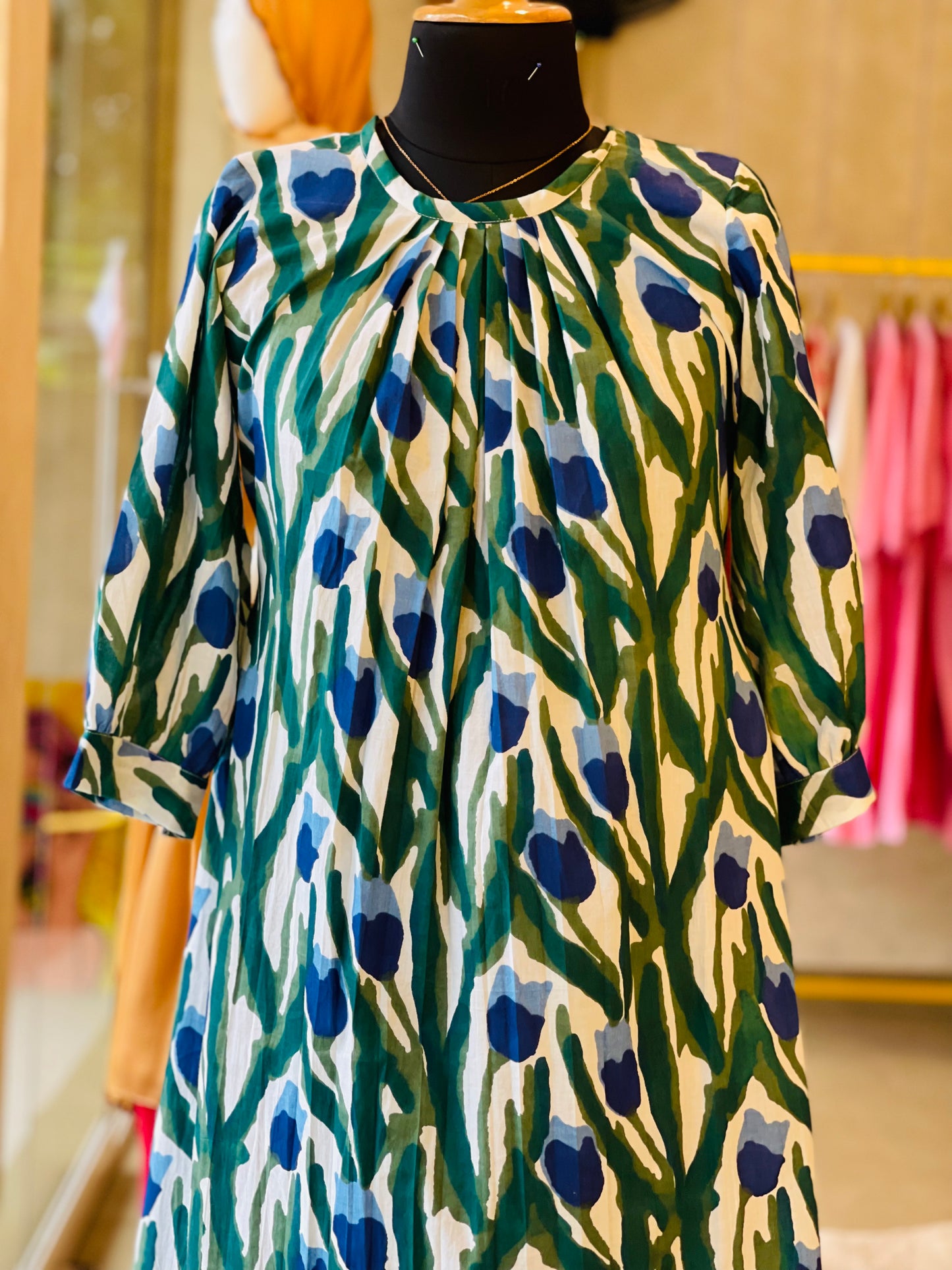 High Neck pleted Co-ord