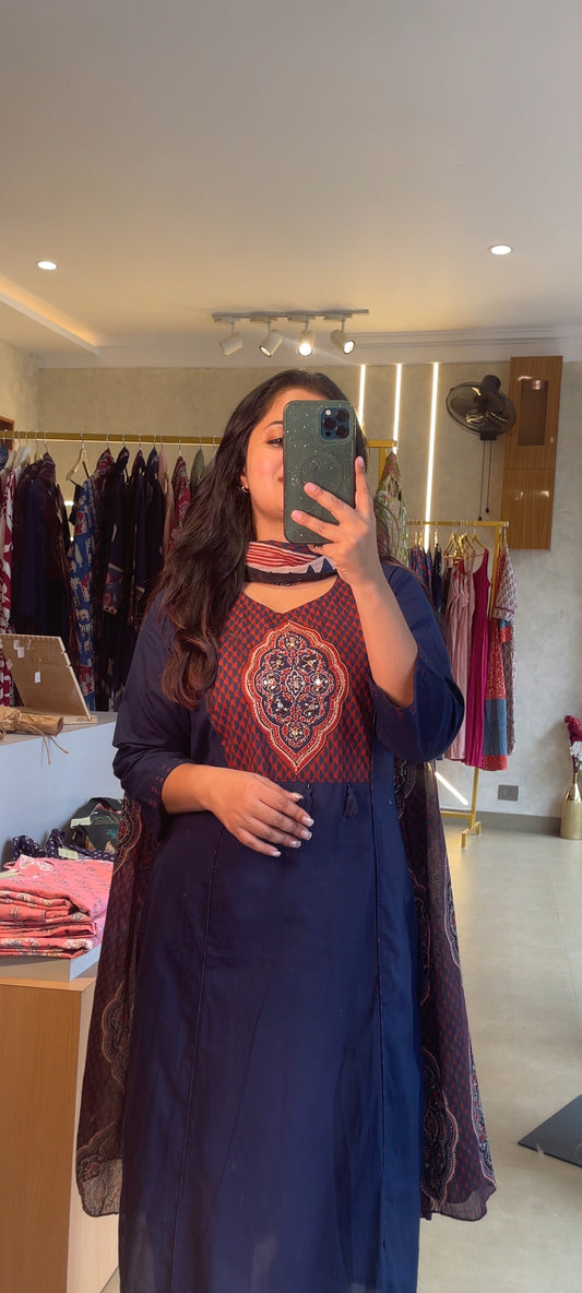 NAVYBLUE MAROON 3 PC-ST 427