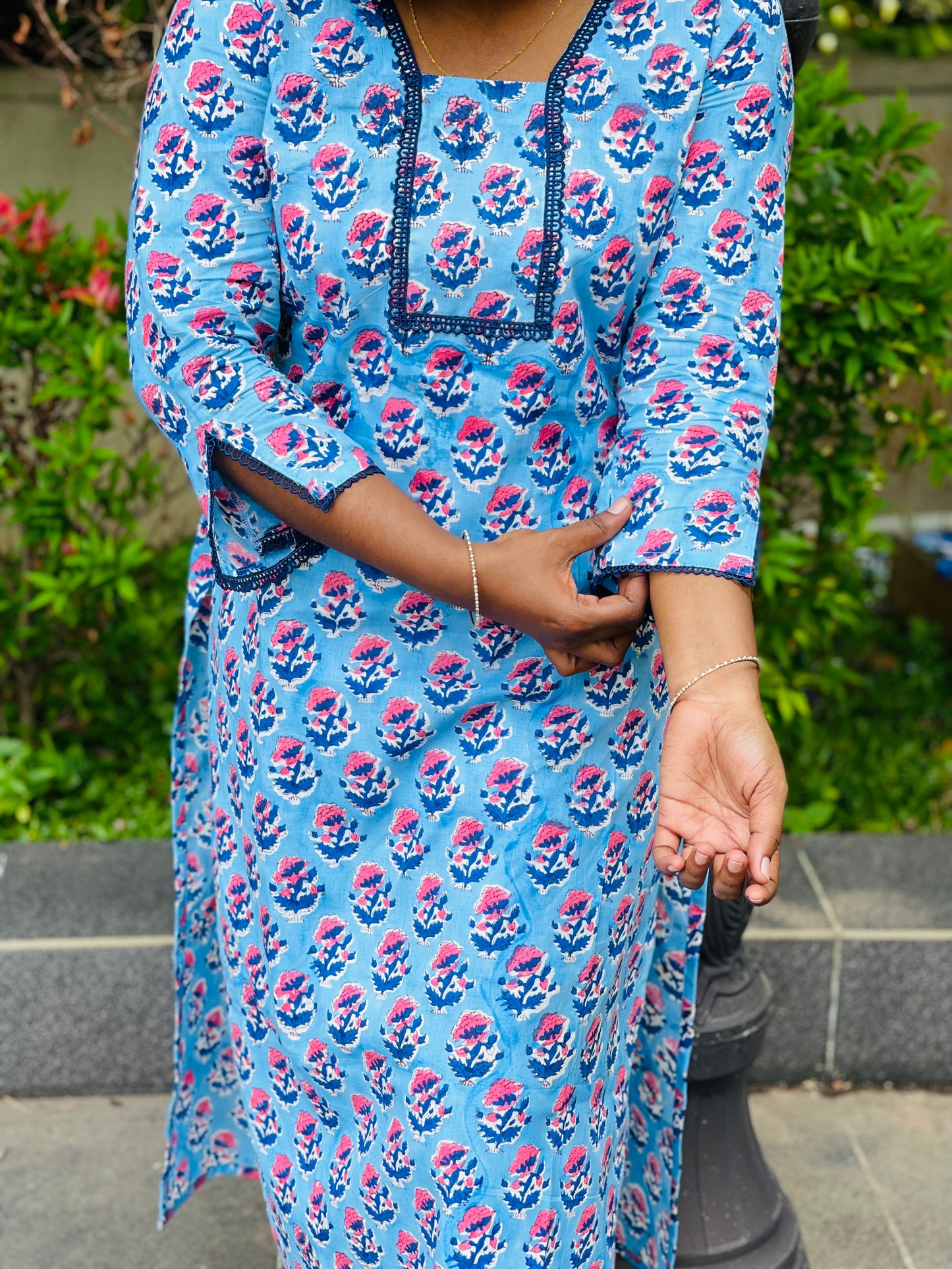 ST-512 BLUE LACE TOP ONLY