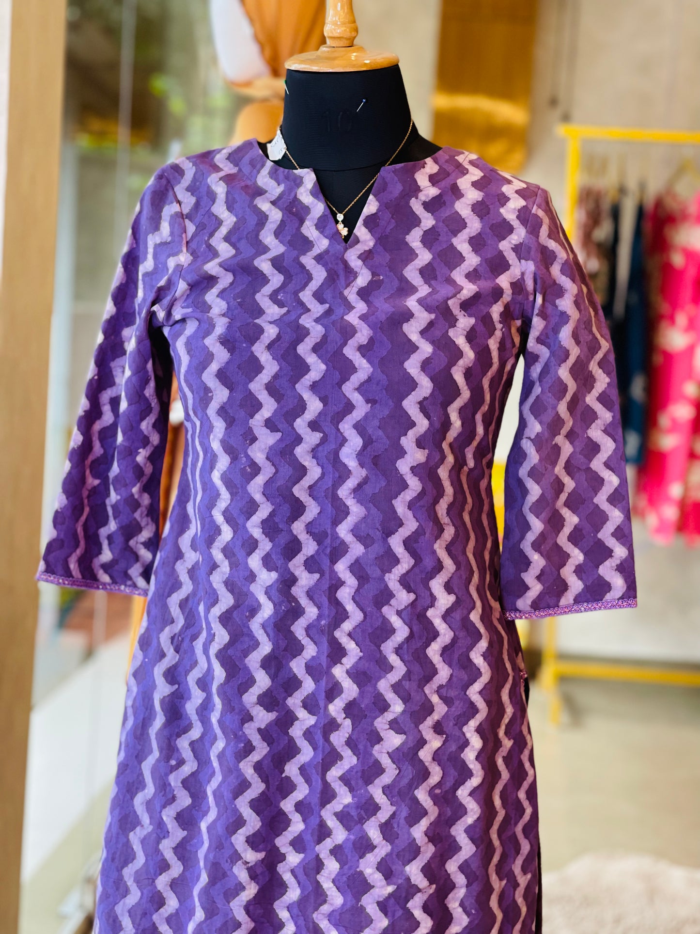 Lavender HB co-ord with lace