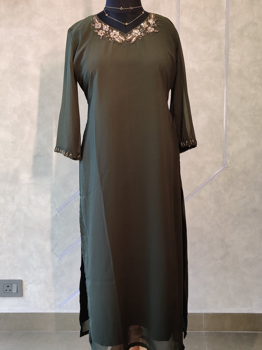 ST-93 OLIVE GREEN GGT HANDWORK